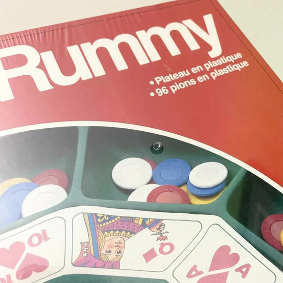 Michigan Rummy Board Game Classic Gin Rummy Game Tray Playtoy Damaged Box - Picture 9 of 16